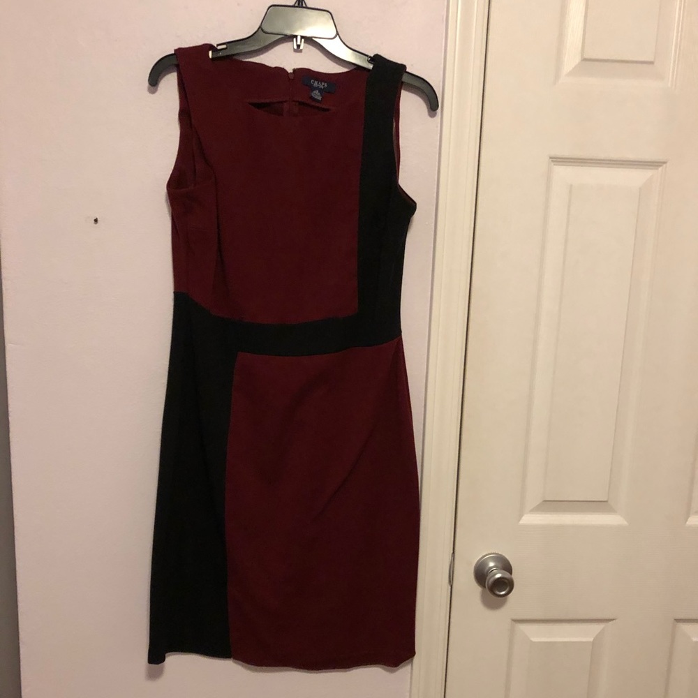 🦃 2/$20 🦃 Chaps | Maroon business casual dress